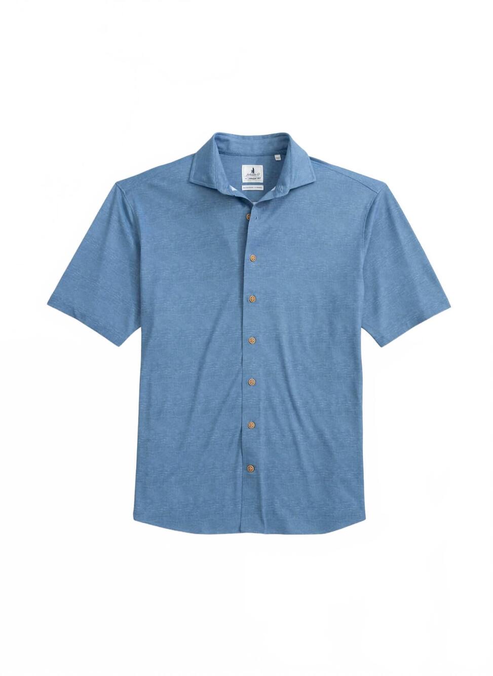 NEW JOHNNIE-O men's breck short-sleeve shirt in sound side